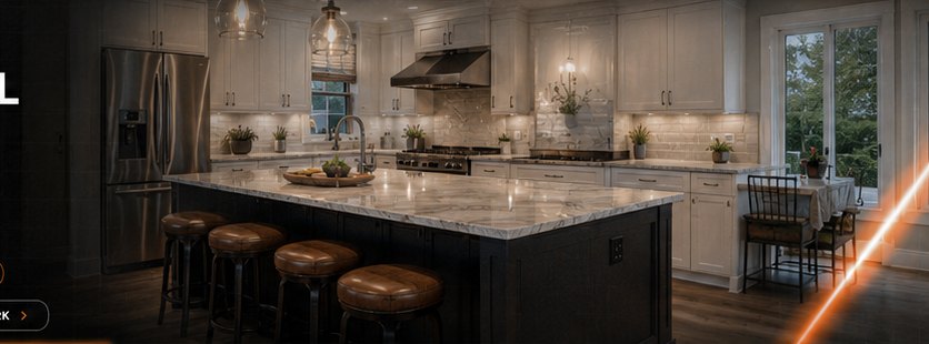 Kitchen remodeling example